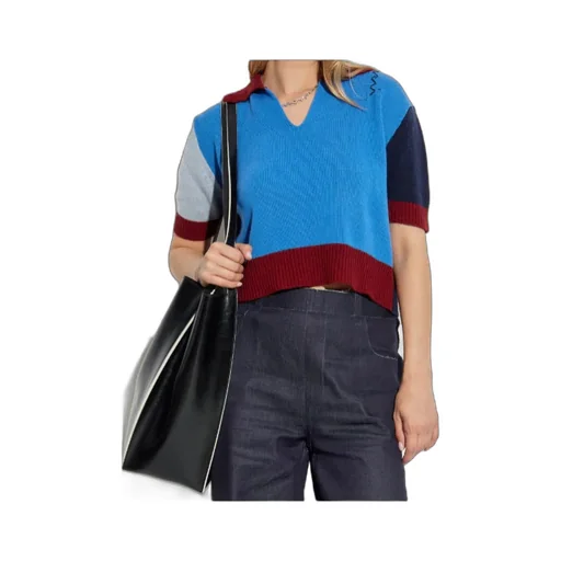 Colourblock Short-Sleeve Top