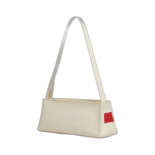 Logo Detailed Zipped Shoulder Bag