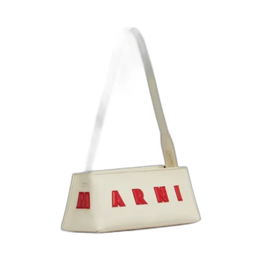 Logo Detailed Zipped Shoulder Bag