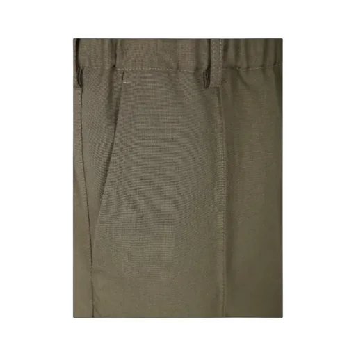 Stitched Crease Flared Trousers