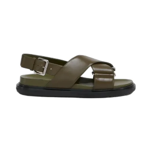 Deep Green Leather Fussbett