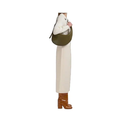 Dot Zipped Shoulder Bag