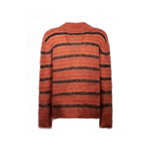 Brushed Stripe Cardigan