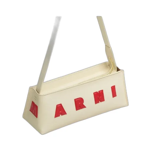 Logo Detailed Zipped Shoulder Bag