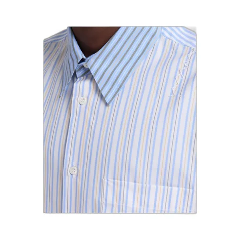Mixed Stripes Poplin Shirt