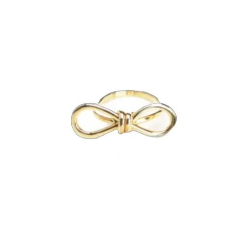 Bow Pearl-Drop Ring
