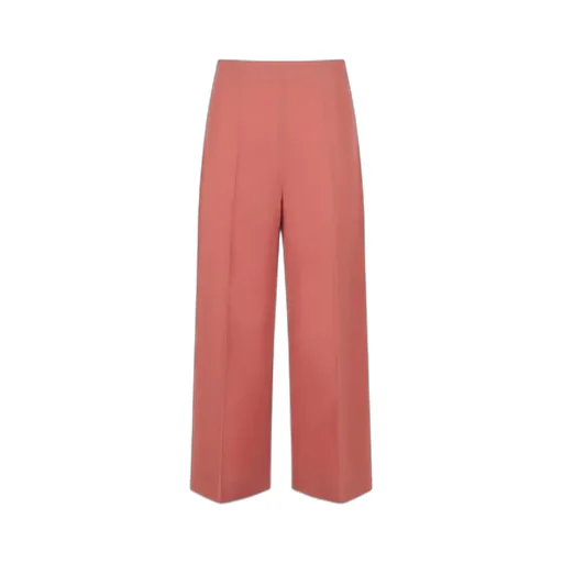 Wool Cropped Trousers