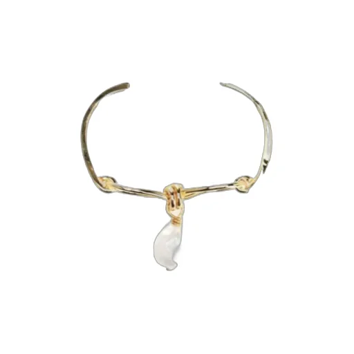 Bow Pearl-Drop Bracelet