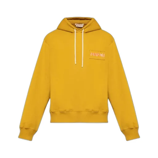 Logo-Patch Cotton Hoodie