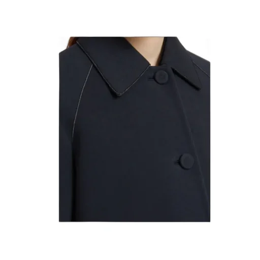 Black Jersey Jacket With Pockets
