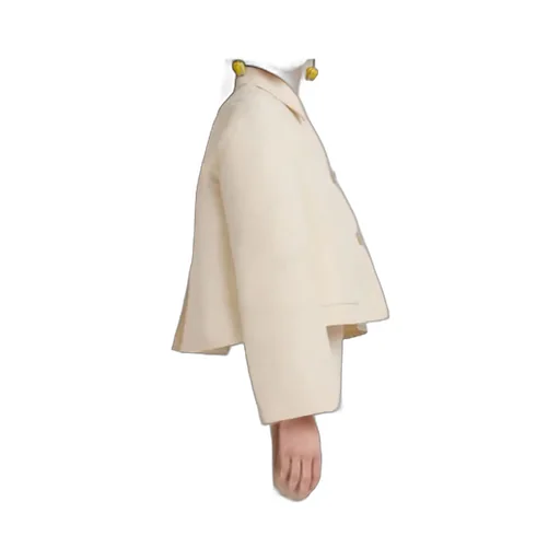Cream Cady Jacket With Pockets
