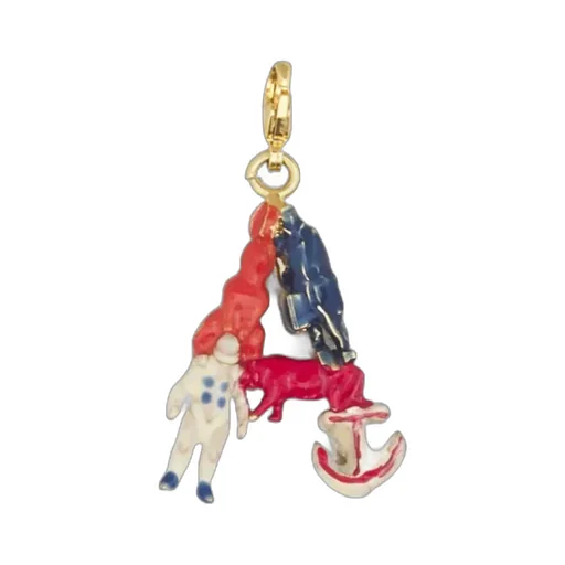 Alphabet A Charm Pendant