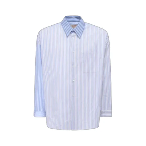 Mixed Stripes Poplin Shirt