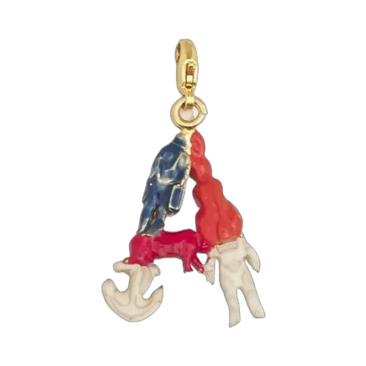 Alphabet A Charm Pendant