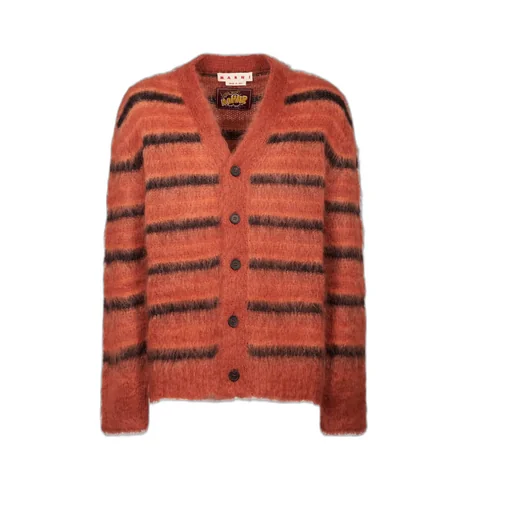 Brushed Stripe Cardigan