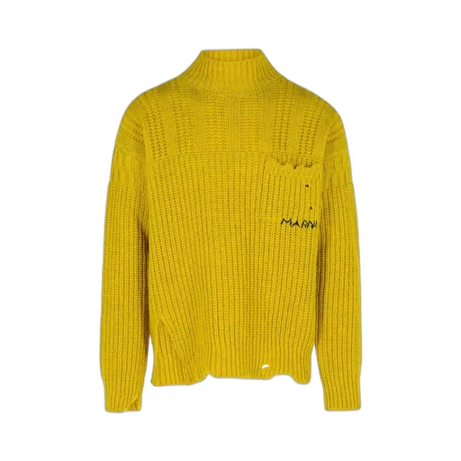 Distressed Long-Sleeved Jumper