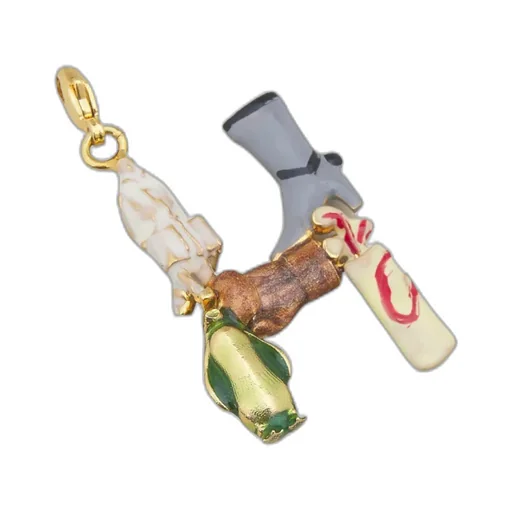 Alphabet H Charm Pendant