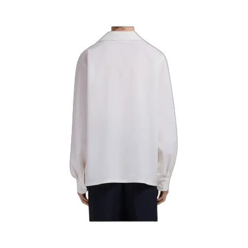 Patch Pockets Button-Up Shirt