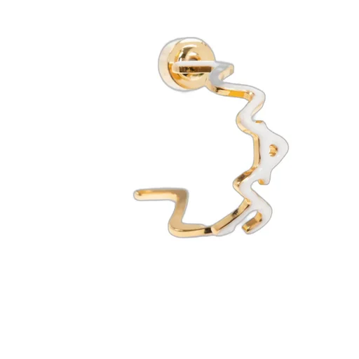 Zig-Zag Hoop Earrings