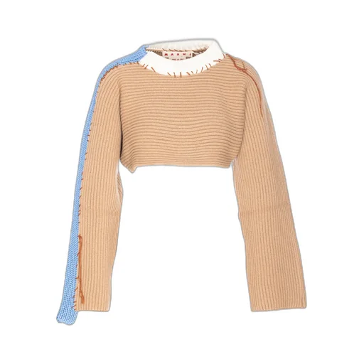 Cropped Knit Jumper