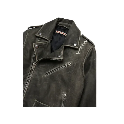 Zipped Leather Jacket