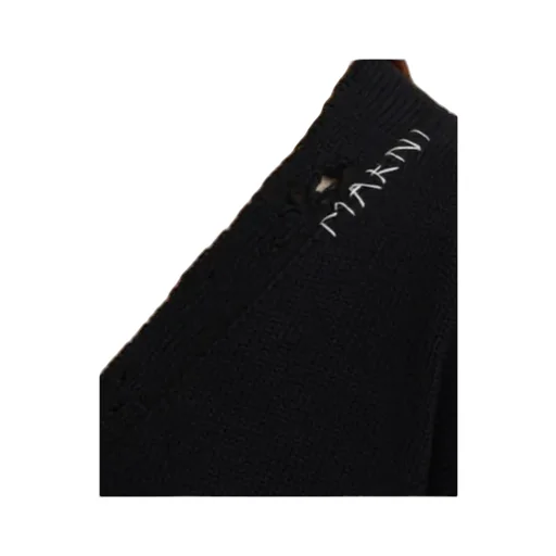 Logo Embroidered Cardigan