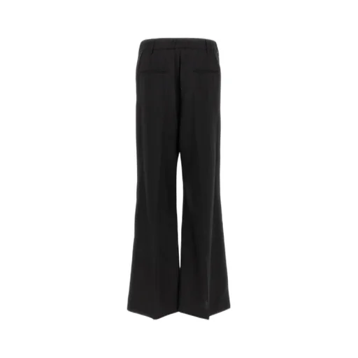 Stitched Crease Flared Trousers