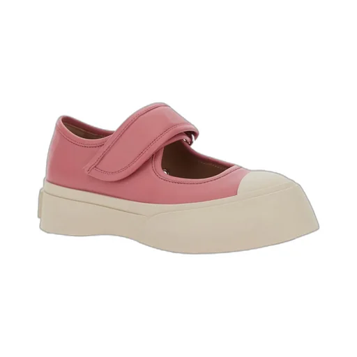 Mary Jane Round-Toe Sneakers