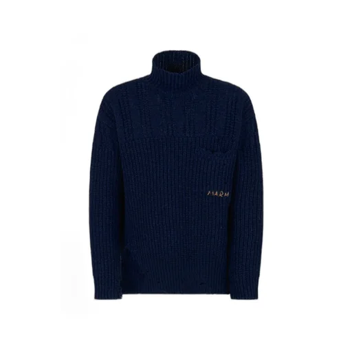 Distressed Long-Sleeved Jumper