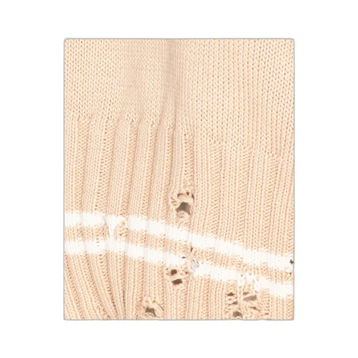 Distressed Crewneck Knitted Jumper