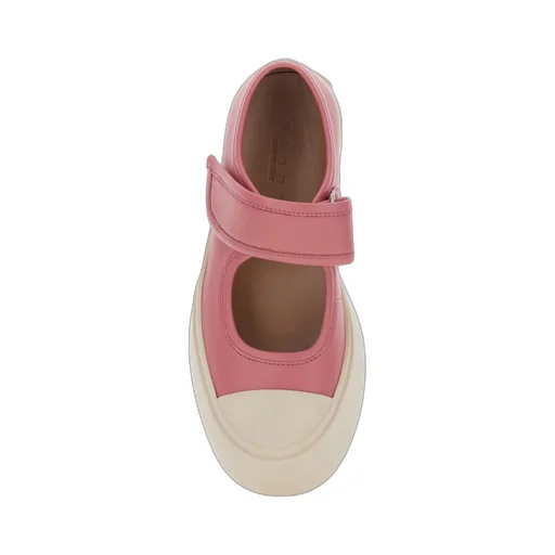 Mary Jane Round-Toe Sneakers