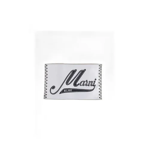 Logo Patch Fringed-Edge Scarf