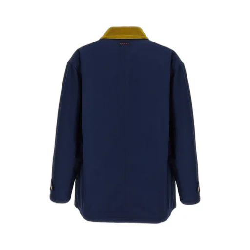 Corduroy Collar Padded Parka