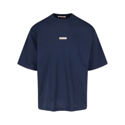 Logo Patch Drop Shoulder T-Shirt