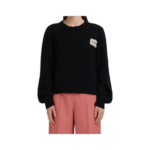 Logo Patch Knit Sweater