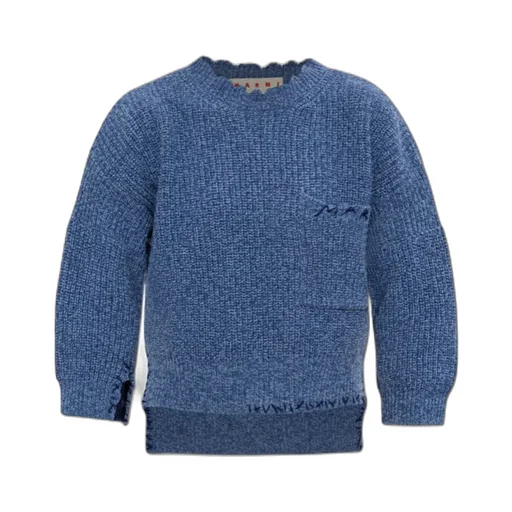 Logo Embroidered Knitted Jumper