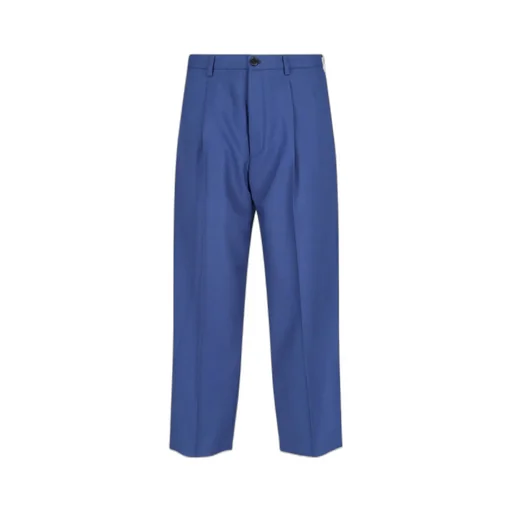 Straight-Leg Oversized Trousers