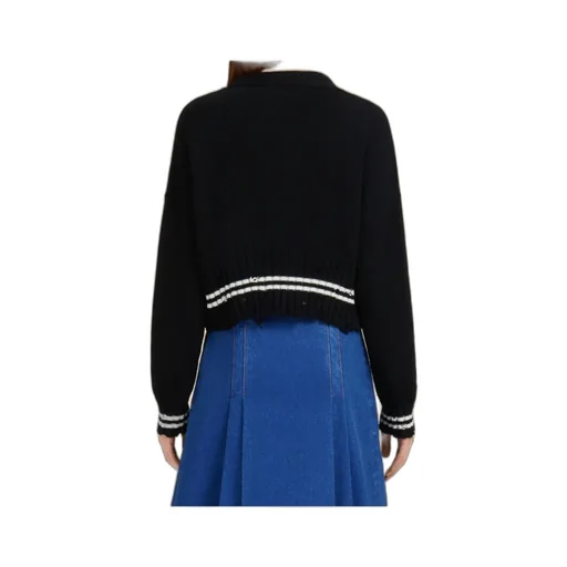 Logo Embroidered Cardigan