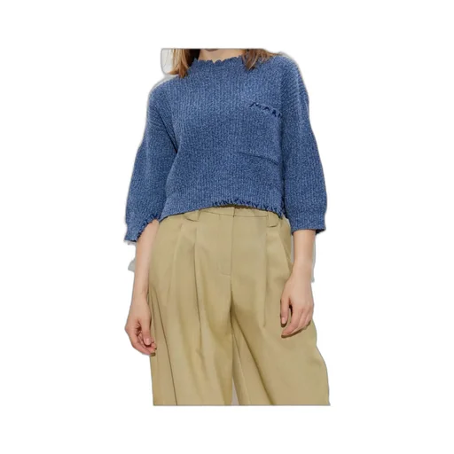 Logo Embroidered Knitted Jumper