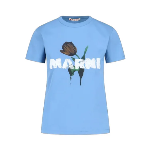 Logo Printed Crewneck T-Shirt