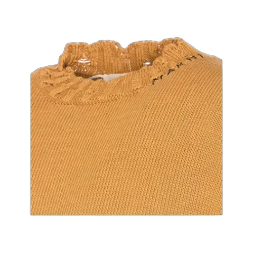 Distressed Crewneck Knit Jumper
