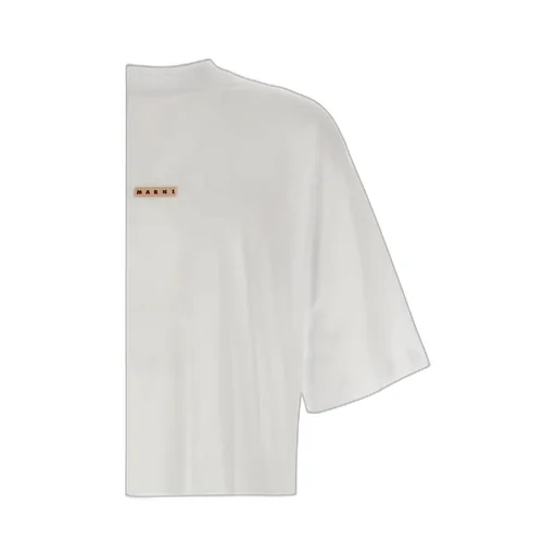 Logo Patch Drop Shoulder T-Shirt