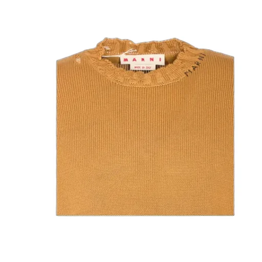 Distressed Crewneck Knit Jumper