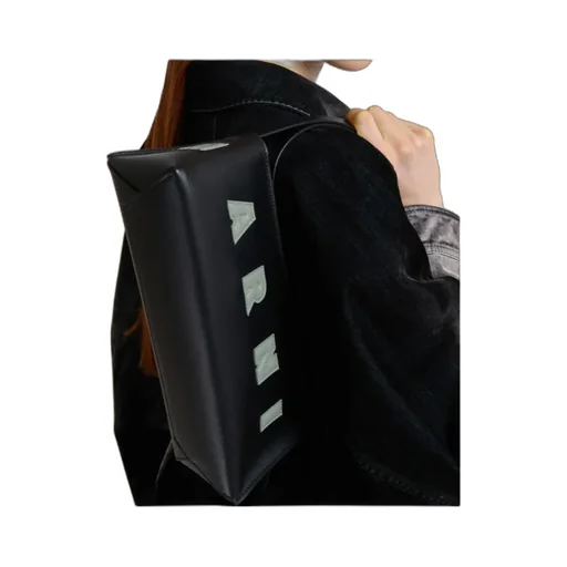 Logo Detailed Zipped Shoulder Bag