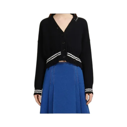 Logo Embroidered Cardigan