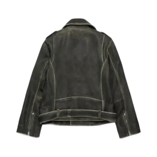 Zipped Leather Jacket