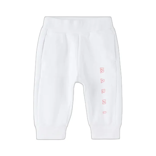 Logo Printed Fleece Jogger Pants