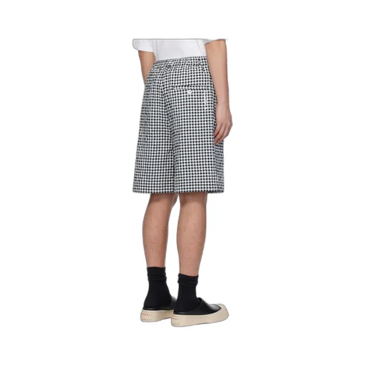 Checked Print Shorts