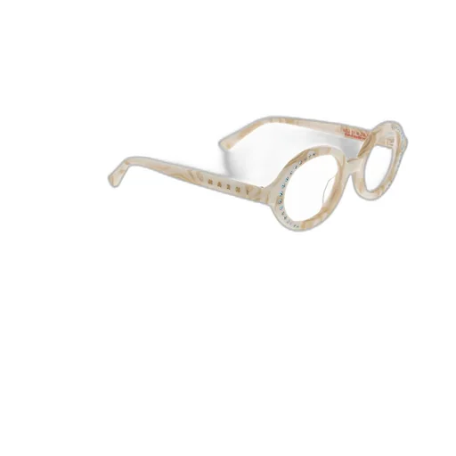Round Frame Embellished Glasses