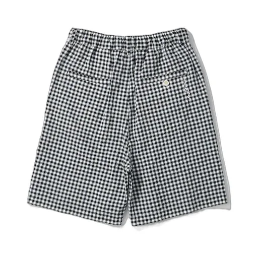 Checked Print Shorts